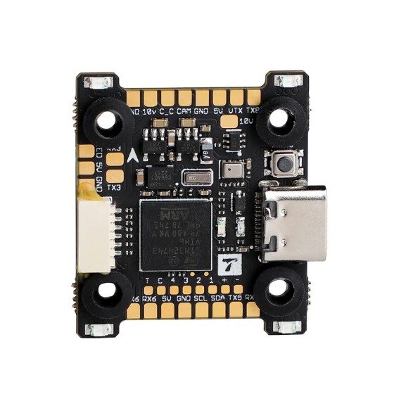 T-MOTOR H7 Mini DUAL BEC Dshot600 3-6S STM32H743 Flight Controller for RC Parts Accs Recommended for F60 PRO V Motor 20x20mm